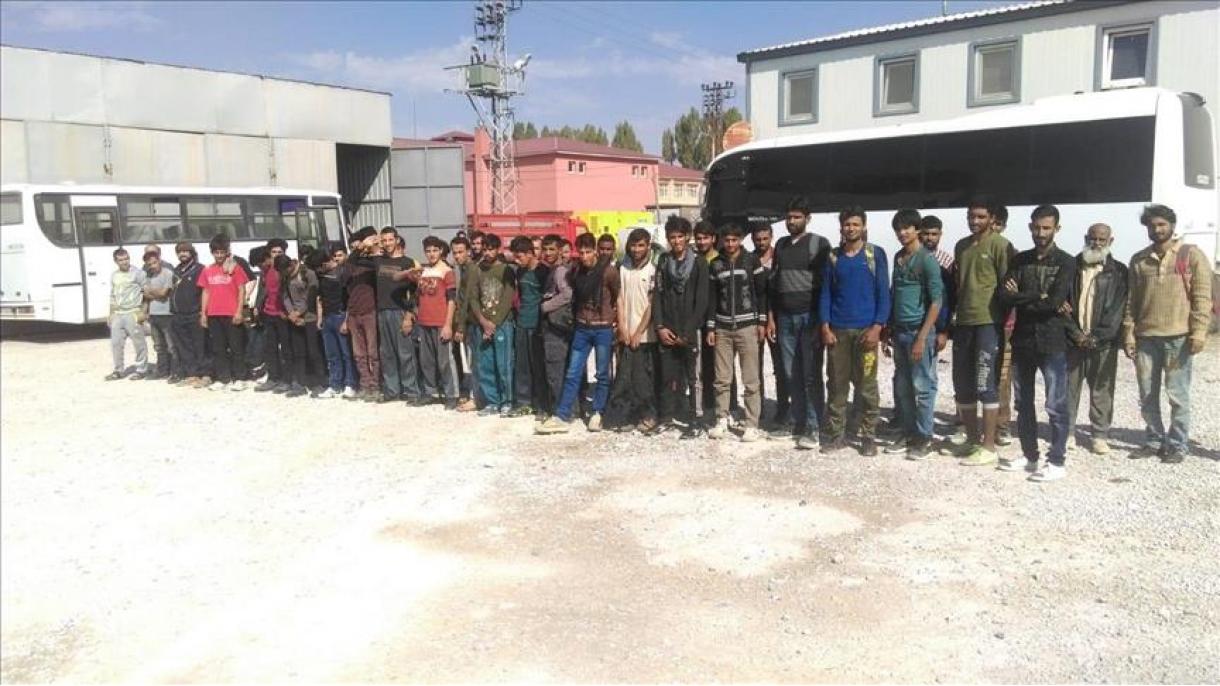 48 مهاجر غیرقانونی در استان وان دستگیر شدند