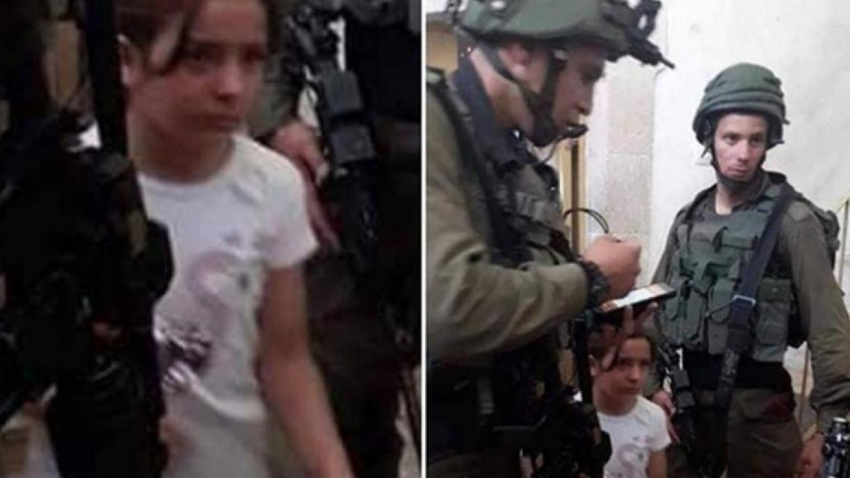 Israel de nuevo llamó a una niña de ocho años  para testificar