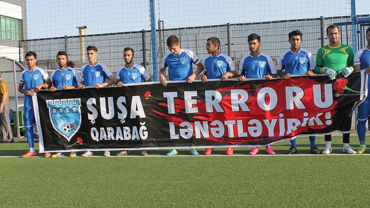 Azärbaycan futbolçıları terrornı läğnätlägän