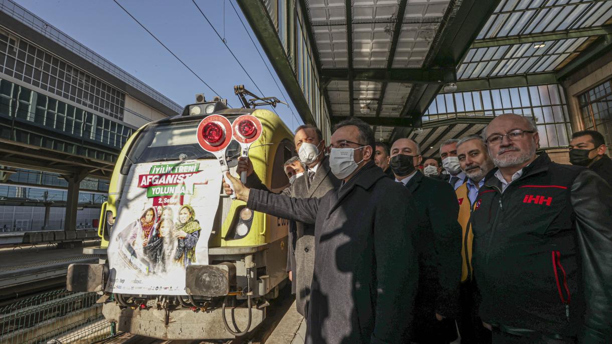 ورود قطار نیکوکاری ترکیه به هرات