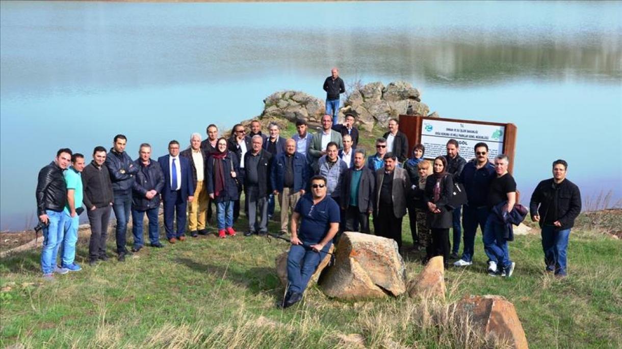 استقبال شرکت های گردشگری ایرانی از دریاچه نمرود ترکیه