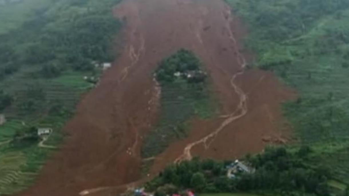 尼泊尔强暴雨引发山体滑坡:6人死亡