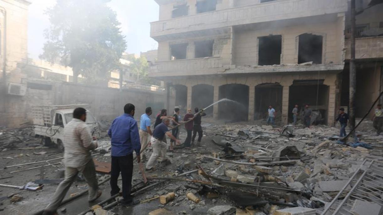 شام:ادلب پر روسی طیاروں کی بمباری ،درجنوں ہلاک