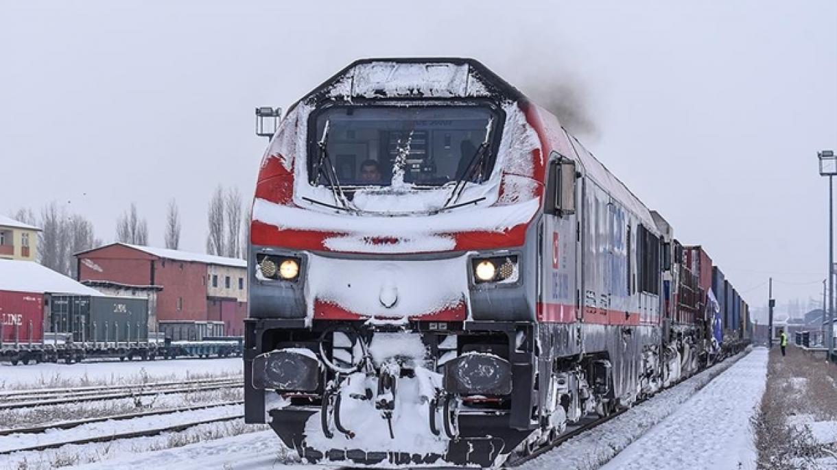Түркиядан Кытайга 2 -  экспорт поезди жолго чыкты