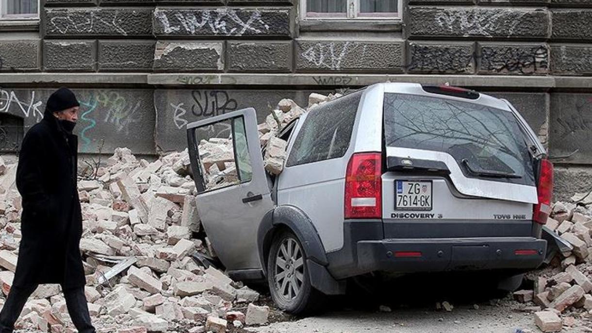 A Croácia foi sacudida por 5,3 graus de magnitude