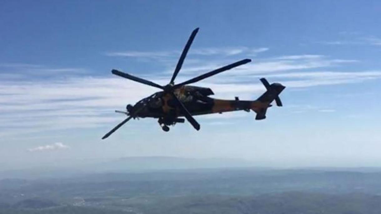 Fərat çayının şərqində üçüncü birgə helikopter uçuşu reallaşdı