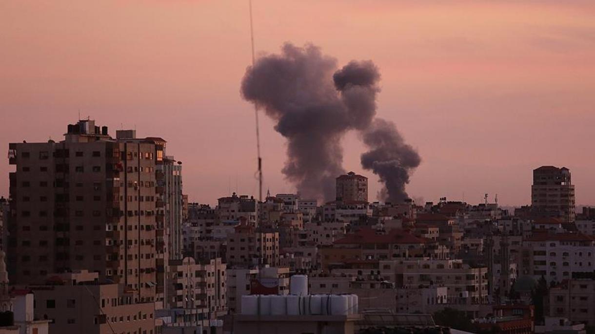 اسرائیل به نوار غزه حمله هوایی ترتیب داد