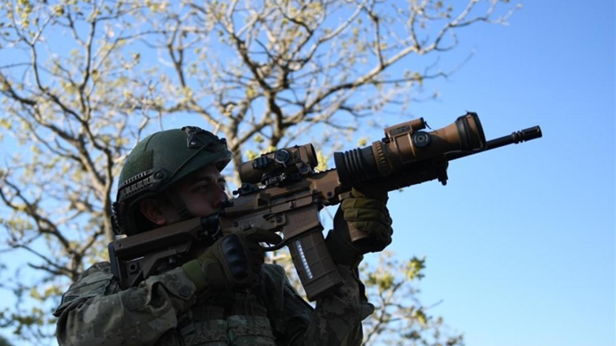 ادامه مبارزه قاطعانه نیروهای مسلح ترکیه با تروریسم