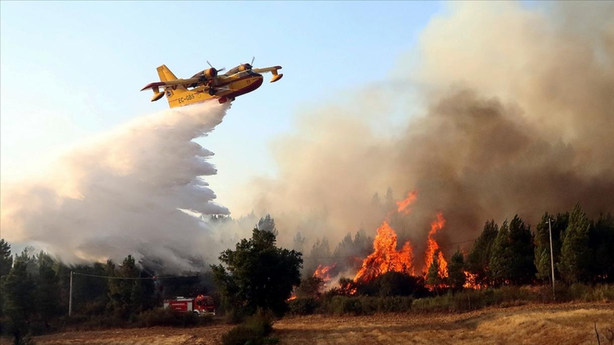 La temperatura del aire en España y Portugal aumentará el riesgo de incendios forestales