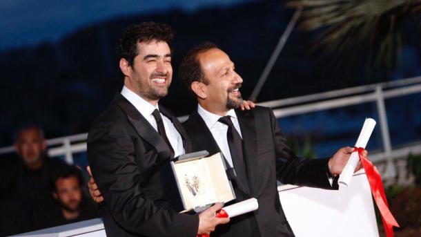 شهاب حسینی برنده جایزه بهترین بازیگر و اصغر فرهادی برنده جایزه بهترین سناریوی فستیوال کن شدند