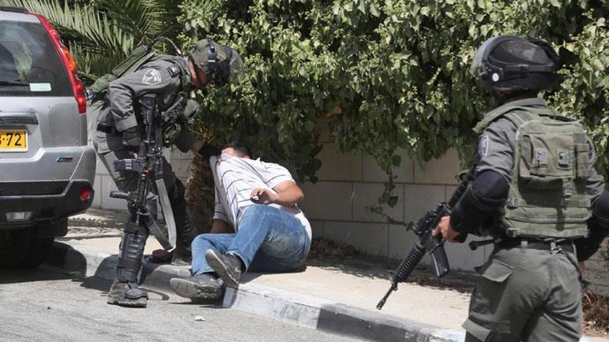 以色列又拘留了13名巴勒斯坦人
