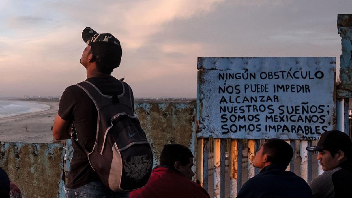 Migrantes centroamericanos llegan a la frontera México-Estados Unidos