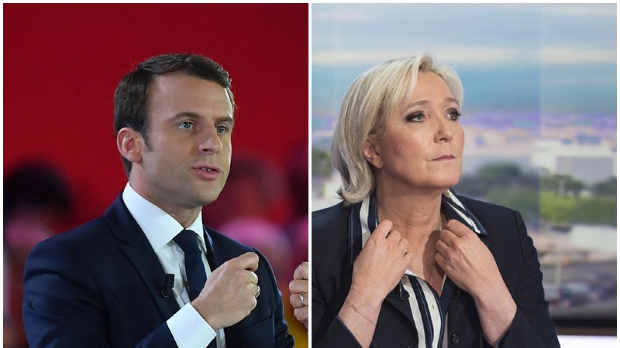 Tévévitán vett részt Macron és Le Pen