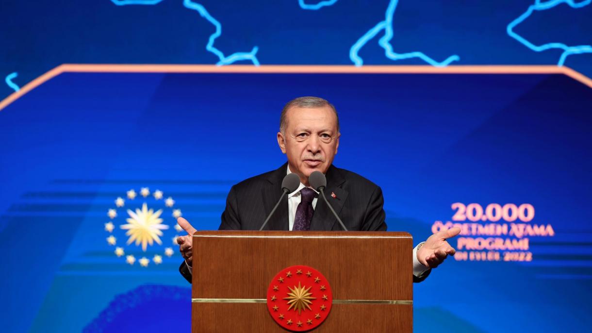 Erdogan: "Türk diliniň ýaýbaňlandyrylmagy bilen bagly başladyljak tagallalary takdyr edýärin" diýdi