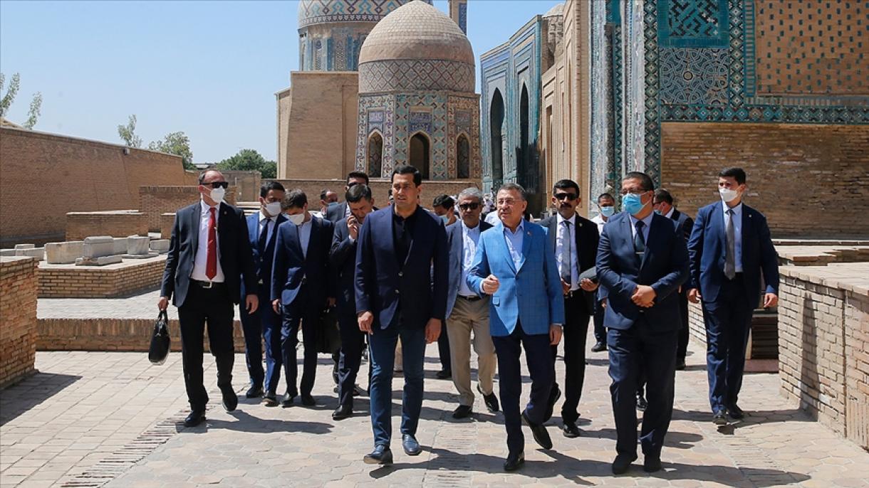 土耳其副总统访问历史名城撒马尔罕