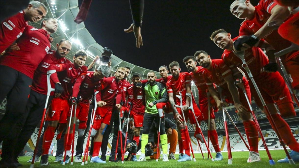 ترک قومی امپیوٹ فٹ بال ٹیم نے فائنل کے لیے کوالیفائی کر لیا