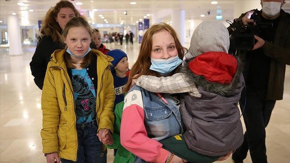 乌克兰儿童被带至土耳其