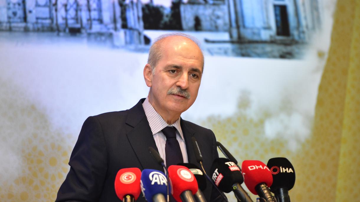 Kurtulmuş: "Ysraýyl sözüň doly manysynda genosid edýär" diýdi