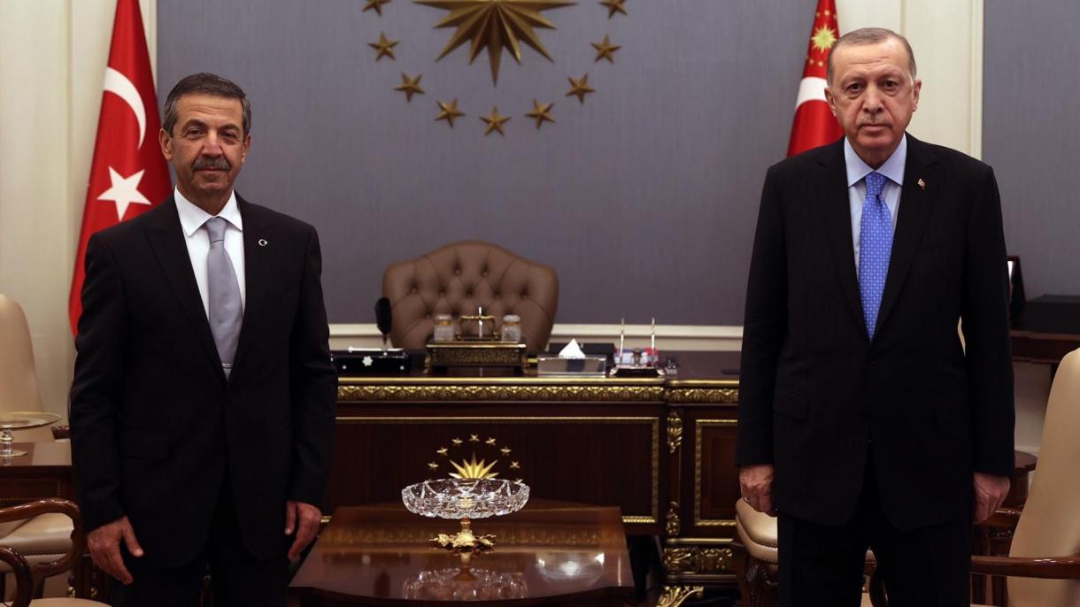 جمهوررئیس ایردوغان, شمالی قبرس تورک جمهوریتی نینگ تشقی ایش لر وزیری نی قبول قیلدی
