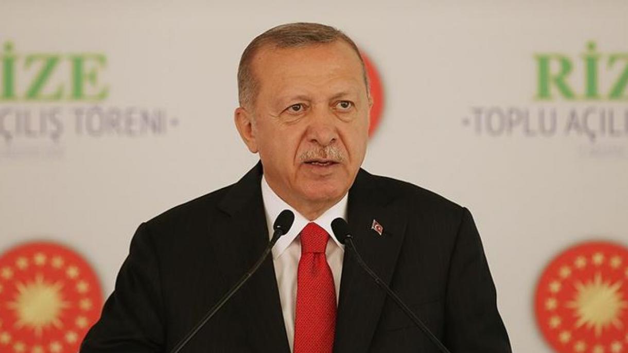 Эрдоган: «Континенталдык текчеде эч качан бандитизмге жол бербейбиз»