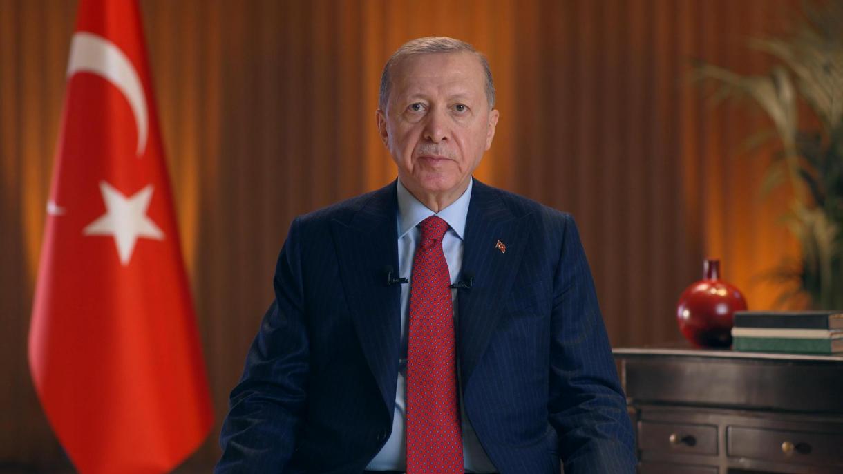 Prezident Erdogan, Musulmanlary Regaib Gijesi Bilen Gutlady