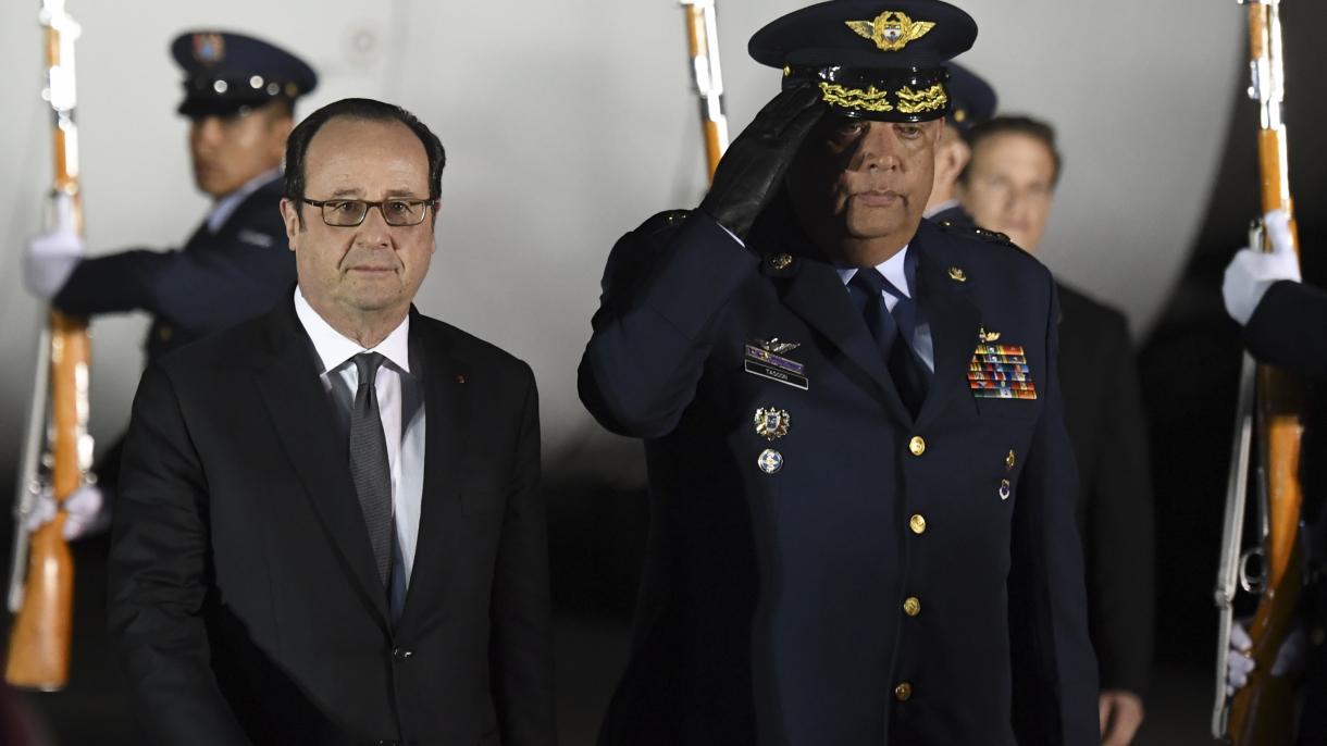 Hollande visita Colombia para ratificar el apoyo de Francia a la paz