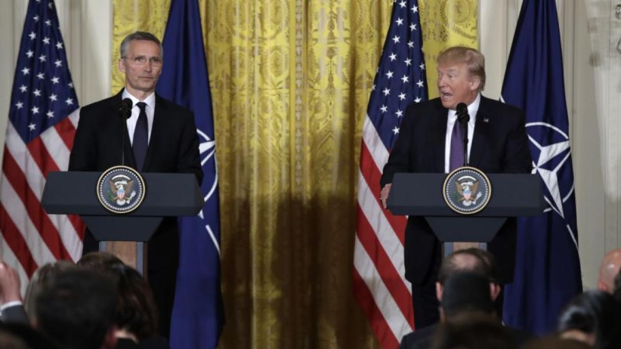 Donald Tramp NATO bosh kotibi Jens Stoltenberg bilan uchrashadi