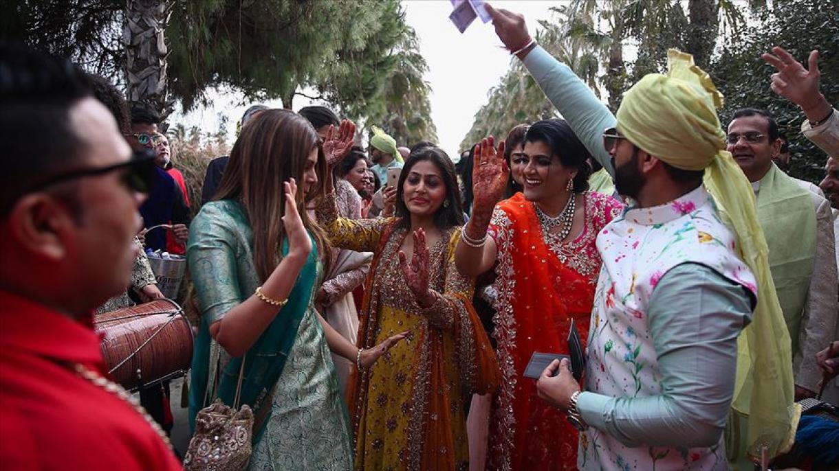Esperam um crescimento de cerca de 300% nas organizações de casamentos indianos na Turquia