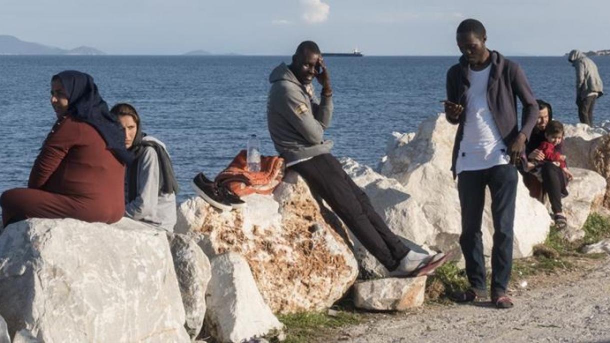 یونان پانصد پناهنده را در بندر جزیره میدیلی گرفتار کرد