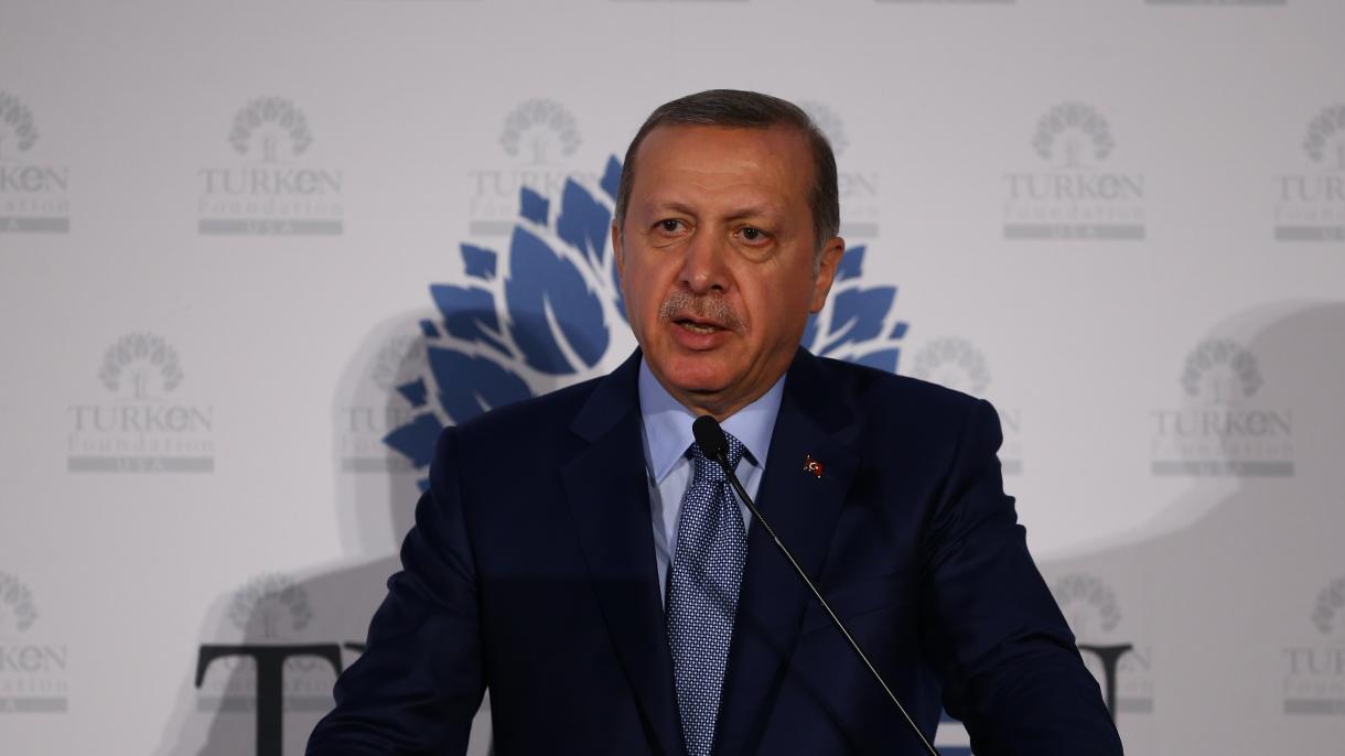 Mensajes importantes de Erdogan en la gala de la Fundación TÜRKEN