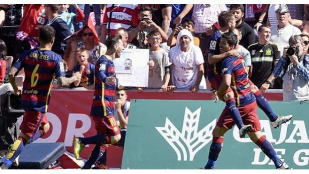 Barcelona, campeón de la Liga con triplete de Suarez