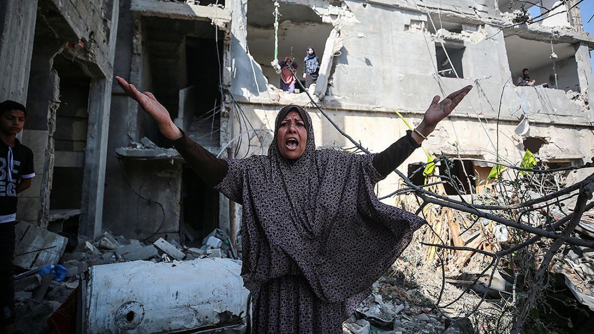 以色列袭击加沙致巴勒斯坦死亡人数升至248人