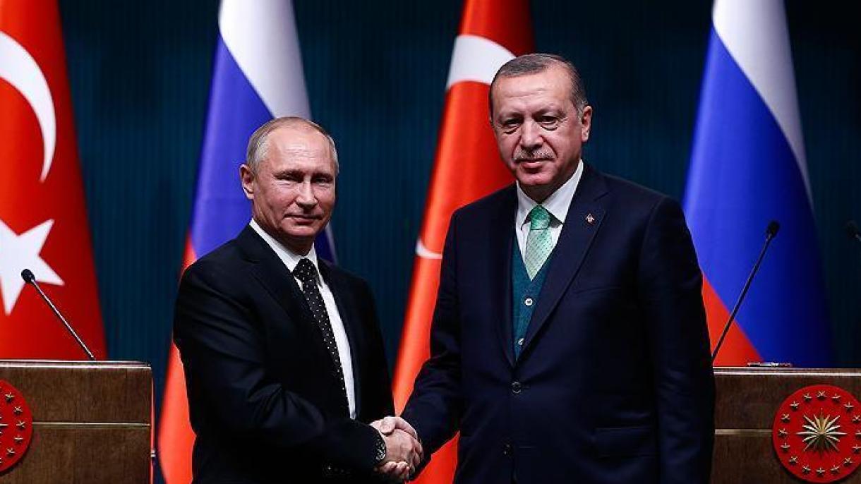 Erdogan Putin bilen gün tertibiniň ileri tutulýan ugurlary barada pikir alyşdy