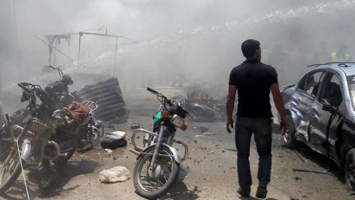 Atentado con coches bomba se cobra la vida de dos personas en Jarabulus, Siria