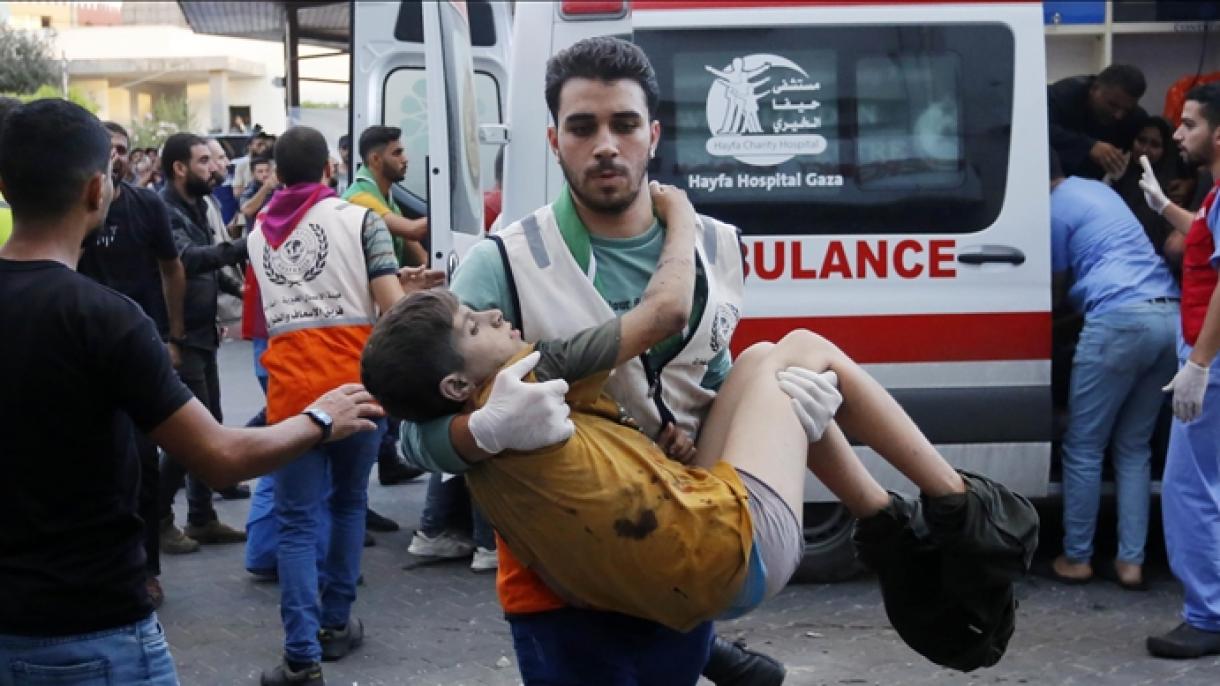 Hét napja bombáznak palesztin civileket