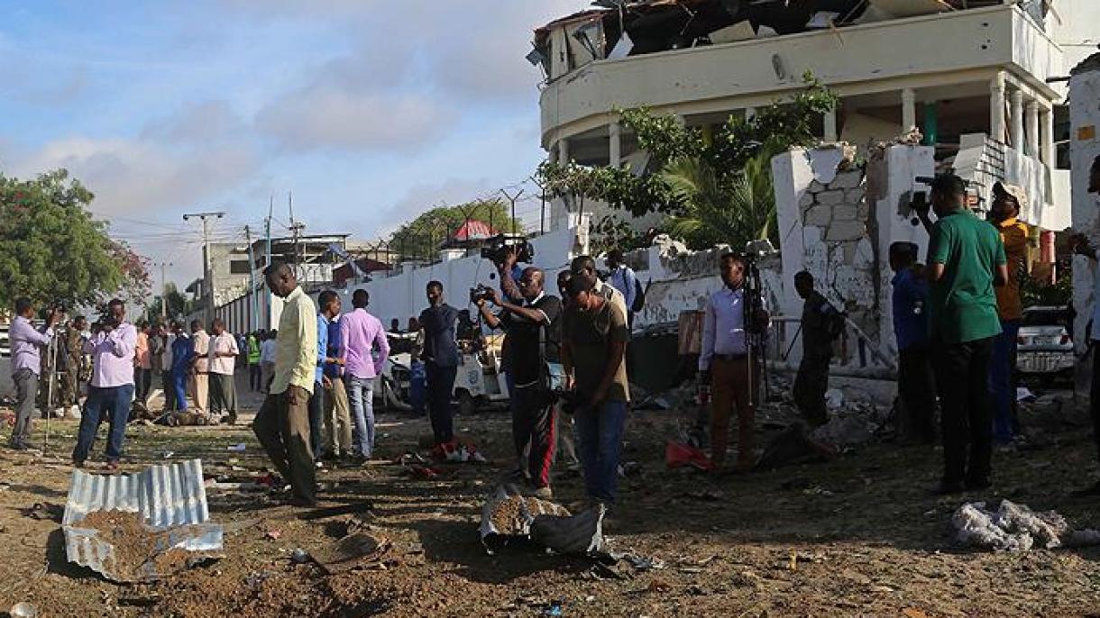 Turkiya, Somalida, Politsiya akademiyasiga uyushtirilgan xudkushlik hujumini qoraladi.