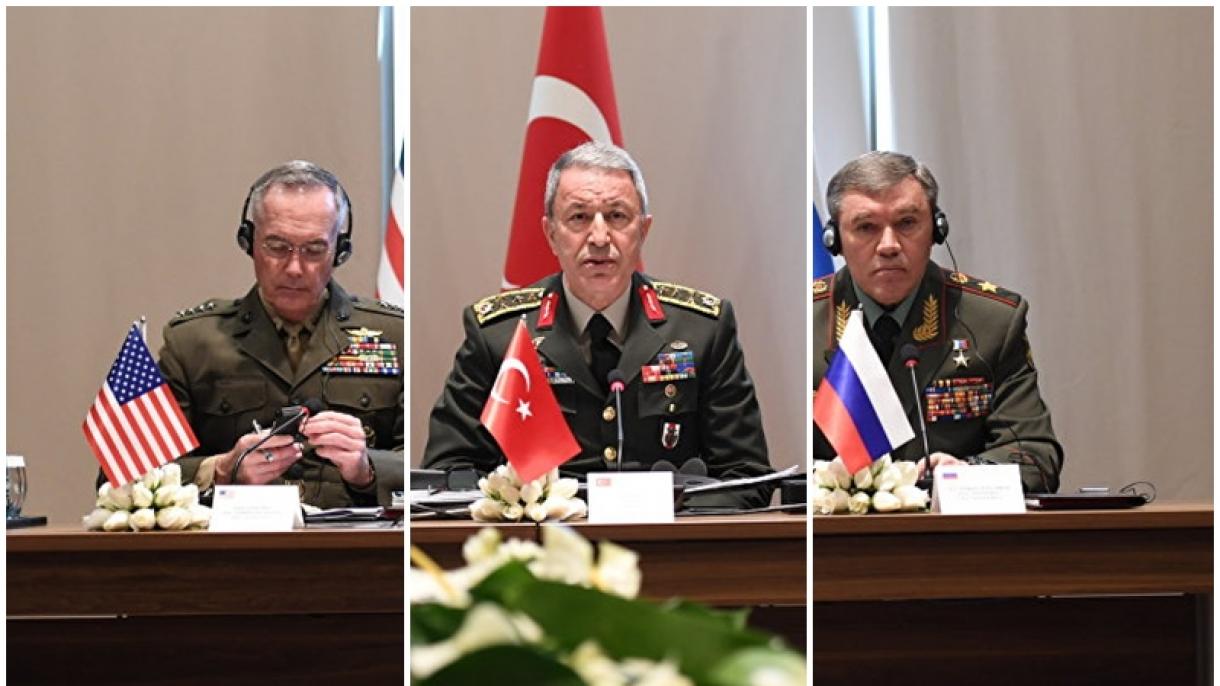 Comandantes máximo da Turquia, EUA e Rússia se encontram em Antália