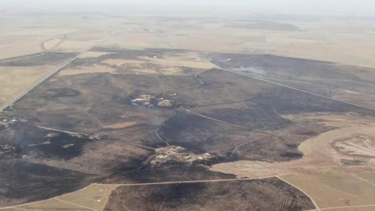 PKK / YPG焚烧叙利亚平民农田