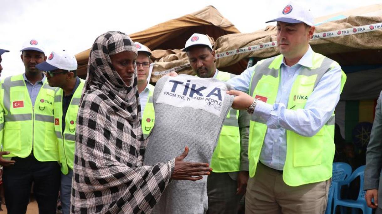 18.000 κουβέρτες σε εσωτερικά εκτοπισμένους στην Αιθιοπία διένειμε η TİKA