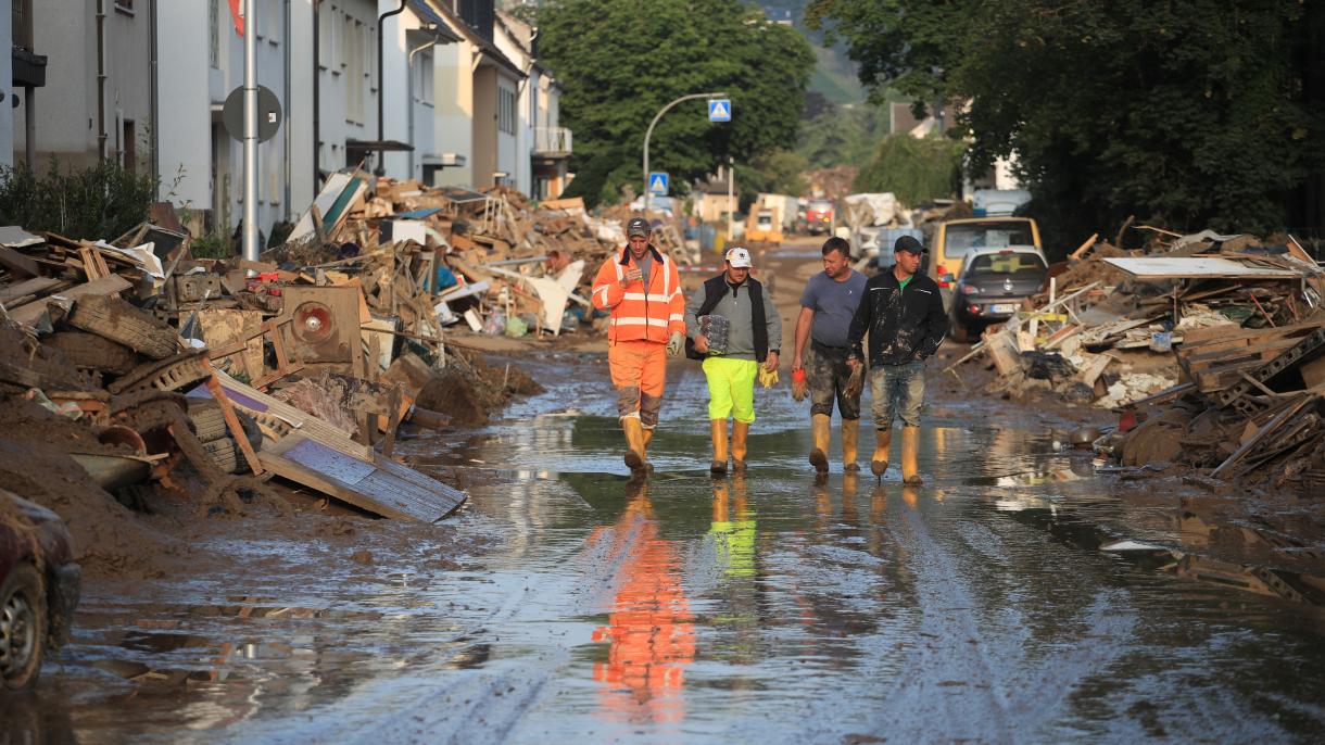 افزایش تلفات جانی سیلاب‌های شدید در آلمان