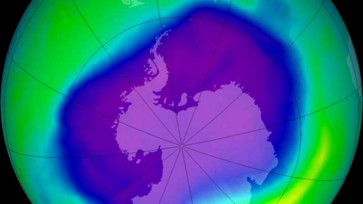 南极洲臭氧洞达到年度最大规模