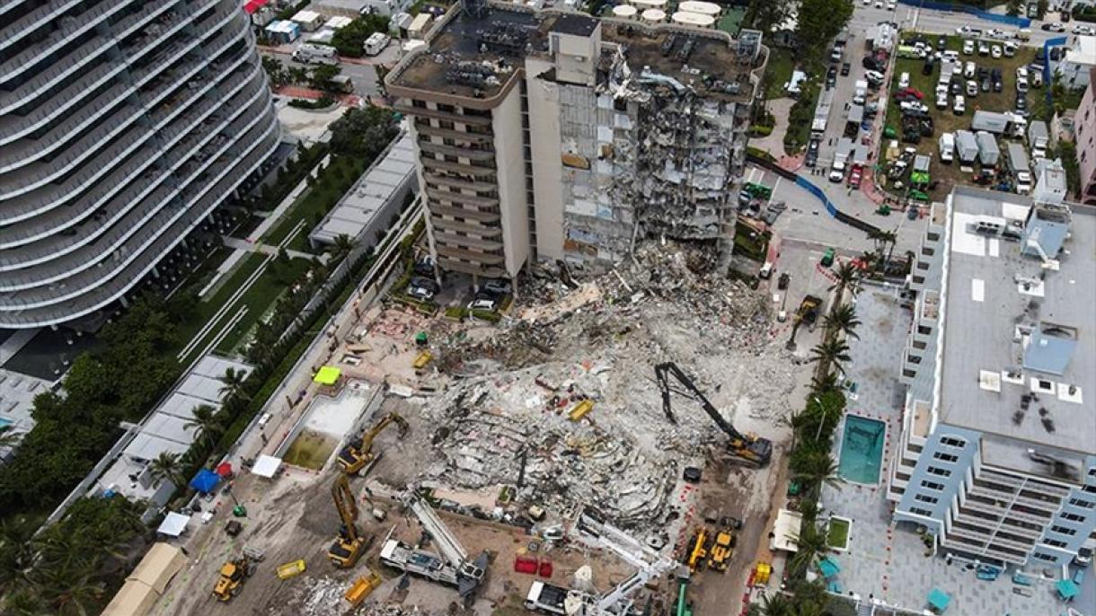 Suspenden labores de búsqueda en edificio de Miami debido a riesgo de un nuevo colapso