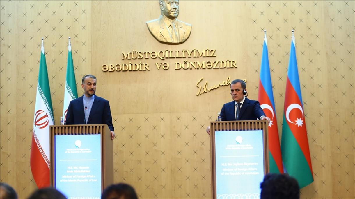 تاکید وزرای خارجه آذربایجان و ایران بر اهمیت گسترش روابط بین دو کشور