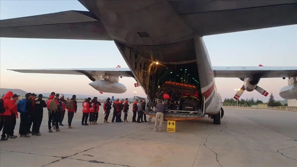 هلال احمر تورکیه به امداد سیل‌زدگان لیبیا رسید