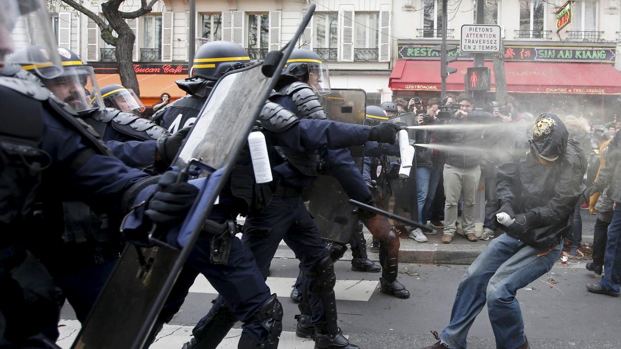 درگیری های خشونت آمیز در فرانسه