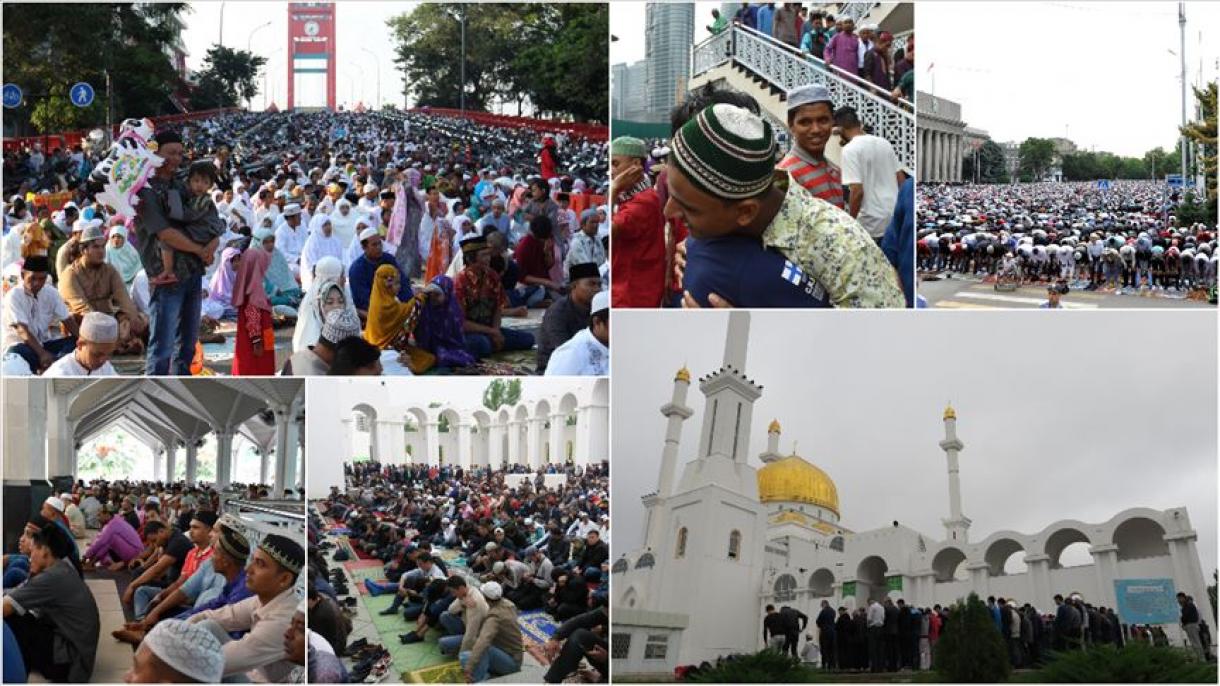 Megteltek a mecsetek a böjt megtörésének ünnepén
