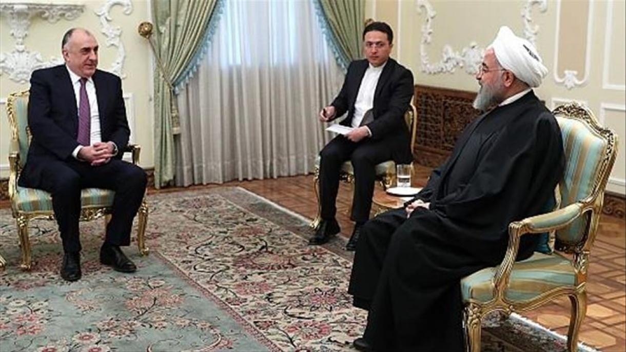 دیدار روحانی با وزیر خارجه آذربایجان در تهران