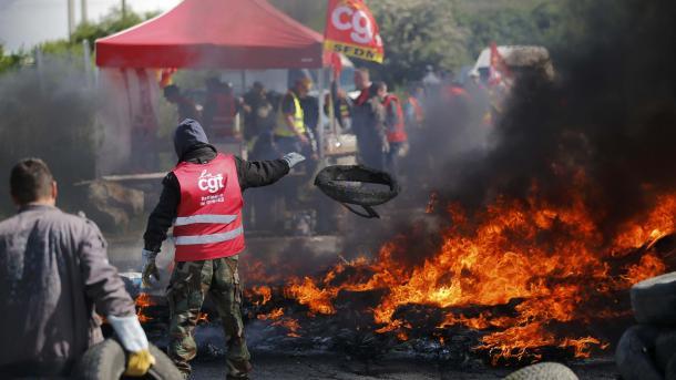 Protestos na França afetam a vida diária