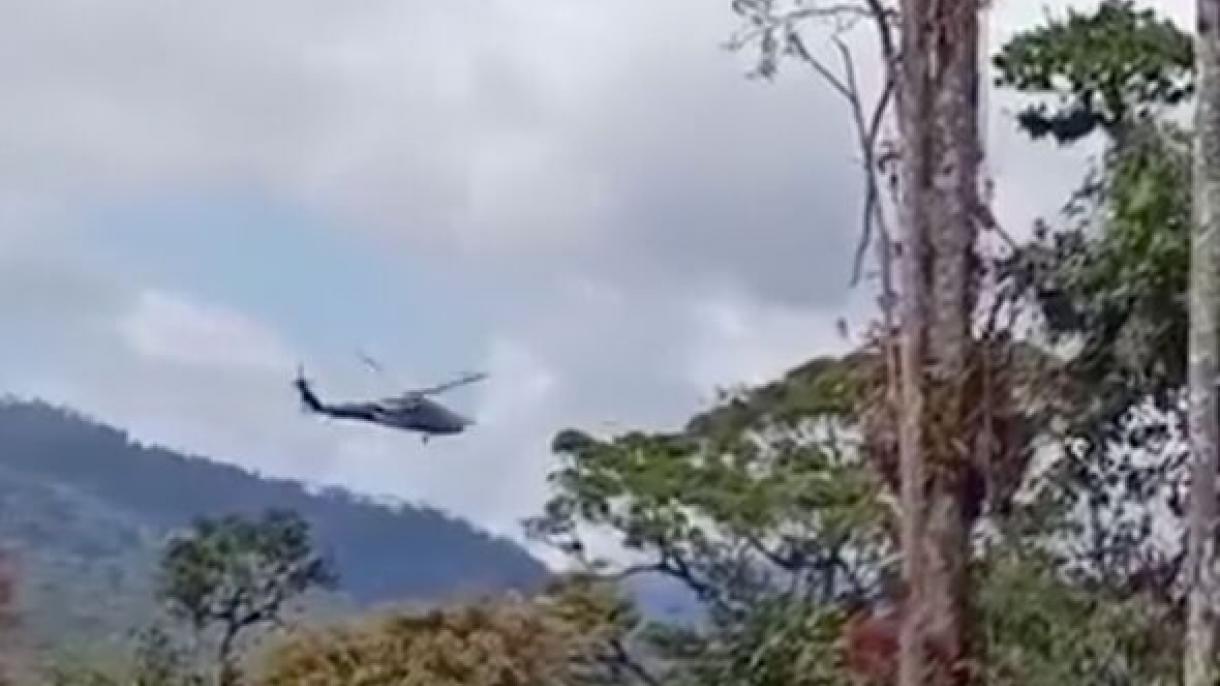 Helikopterbaleset Kolumbiában