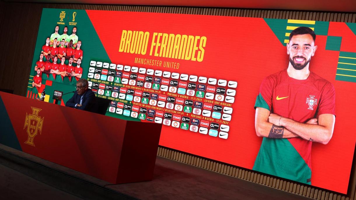 Plantel da Seleção Nacional Portuguesa para Mundial 2022